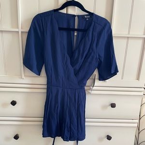 Navy blue romper